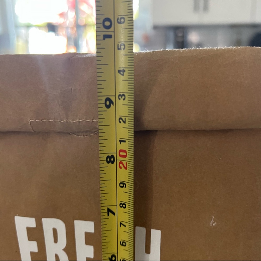 Brown Fresh Local Kitchen Packable Reusable Lunch Storage Bag Cooler Work School - Picture 5 of 7